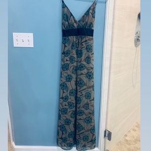 V Neck Maxi Dress Floral size 6